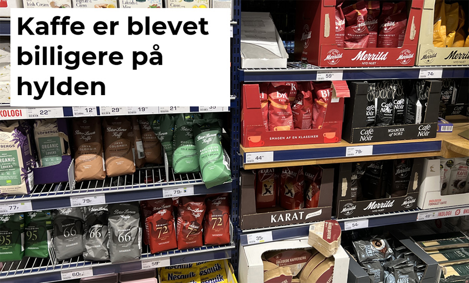 Fødevarepriserne på hylderne er i konstant bevægelse